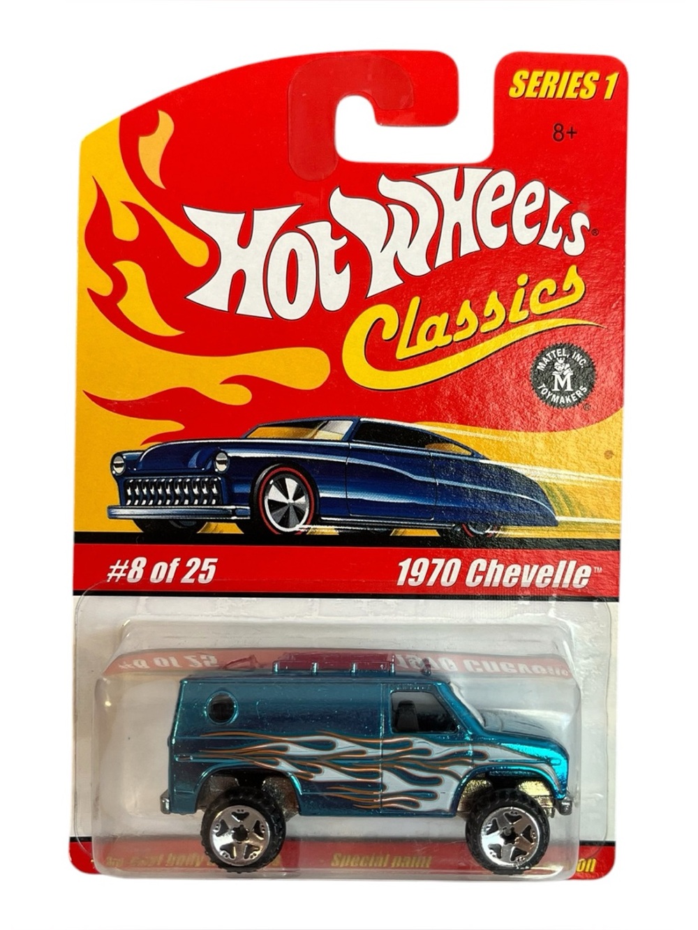 Hot Wheels Baja Breaker Aqua Blue - Classics series 1 error card